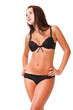 Sexy brunette in black lingerie Sexy brunette in black lingerie