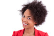 Photo: Closeup portrait of a beautiful african american woman Closeup portrait of a beautiful african american woman