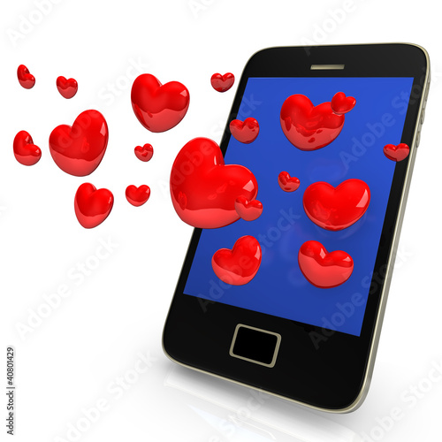 Illustration: Mobile Dating Mobile Dating
