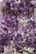 Natural amethyst crystal