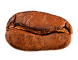 Macro image of coffee-bean on the white background