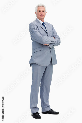 Photo: Portrait of a serious man in a suit Portrait of a serious man in a suit