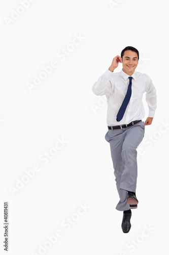 Photo: Businessman running Businessman running