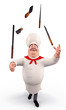 Chef with knife