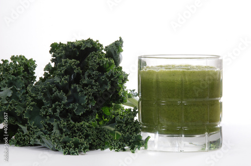 Photo: Kale and juice Kale and juice