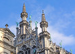 Detail of museum on Grote Markt in Brussels Detail of museum on Grote Markt in Brussels