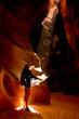Female explorer at the Grand Canyon