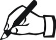 pictogramme main