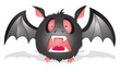 Scared Cartoon Bat
