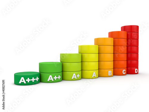 Illustration: Energy saving concept 3d render Energy saving concept 3d render
