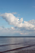 Sea and clouds.