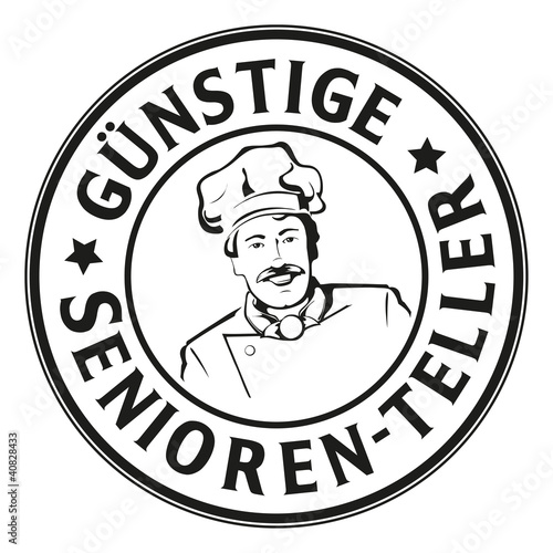 Vector: stempel günstige seniorenteller seniorengericht stempel günstige seniorenteller seniorengericht