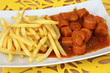 Currywurst mit Pommes Frites