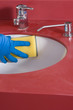 Cleaning Bathroom Sink