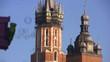 Soap bubbles over Saint Mary's Basilica, Krakow