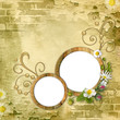 Round wooden photo frameworks Round wooden photo frameworks