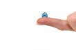 Foto: Miniauto auf Finger Miniauto auf Finger