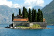 Monastery on island.
