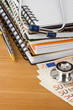medical stethoscope with notebook medical stethoscope with notebook