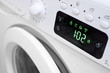 Display washing machine.