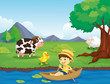 Farm scene