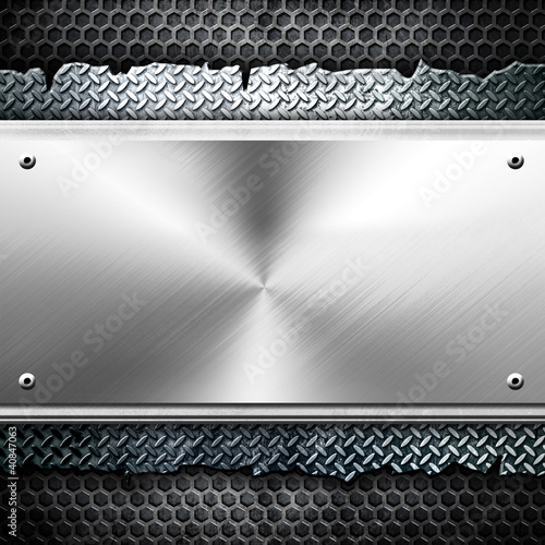 Illustration: metal background metal background