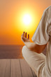 Photo: woman meditating woman meditating