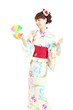 Beautiful kimono woman