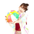 Beautiful kimono woman