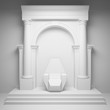 Arch with throne Arch with throne