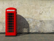 Illustration: Classic red telephone booth Classic red telephone booth