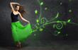 Green Skirt