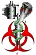 Bio Tattoo Maschine Schlangensymbol