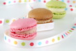 canvas print picture - Macaroons