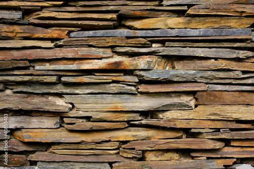Photo: Slate Stone wall texture Slate Stone wall texture