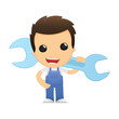 funny cartoon mechanic