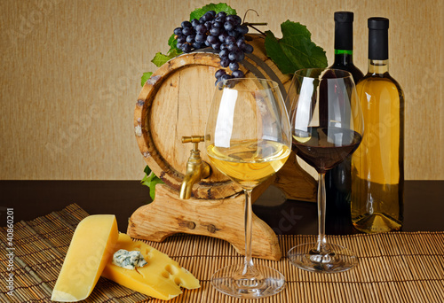 Photo: Wine and cheese Wine and cheese