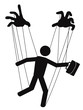 businessman puppet
