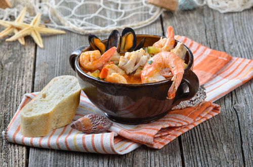 Foto: Mediterrane Fischsuppe Mediterrane Fischsuppe