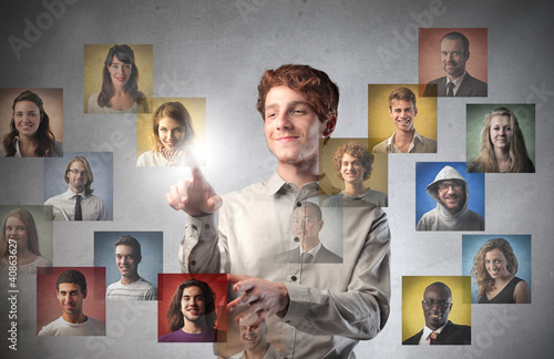 Photo: Social networking Social networking