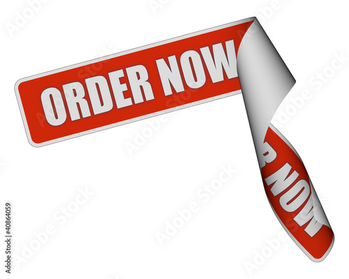 Illustration: Band-Sticker rot rore ORDER NOW Band-Sticker rot rore ORDER NOW