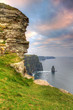 Cliffs of Moher at sunset, Co. Clare, Ireland Cliffs of Moher at sunset, Co. Clare, Ireland