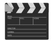 Closed cinema slate