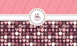 Vanilla cookies and cup of coffee card-envelop