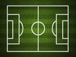 Soccer planning board with grass vignette except lines Soccer planning board with grass vignette except lines