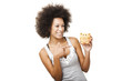 Woman with a piggy bank