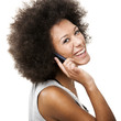 Beautiful woman at cellphone