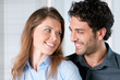 Happy couple expression