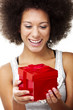 Holding a gift