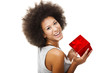 Holding a gift